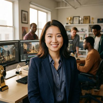 小蓝导航游戏制片人林雪